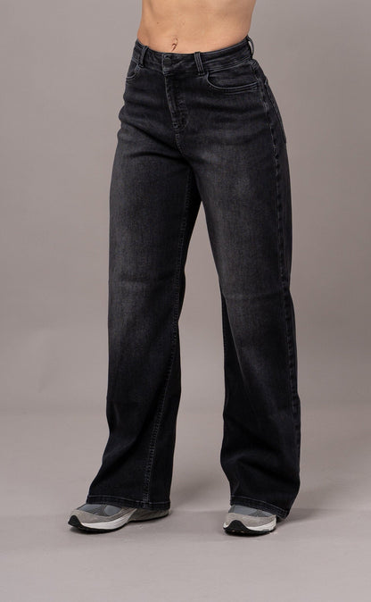 Womens Baggy Fitjeans - Worn Black